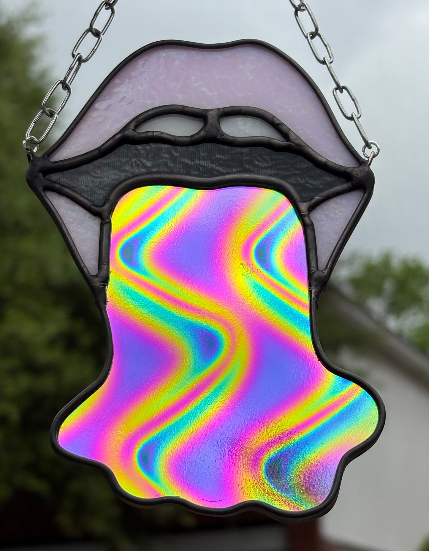 Rainbow swirl tongue