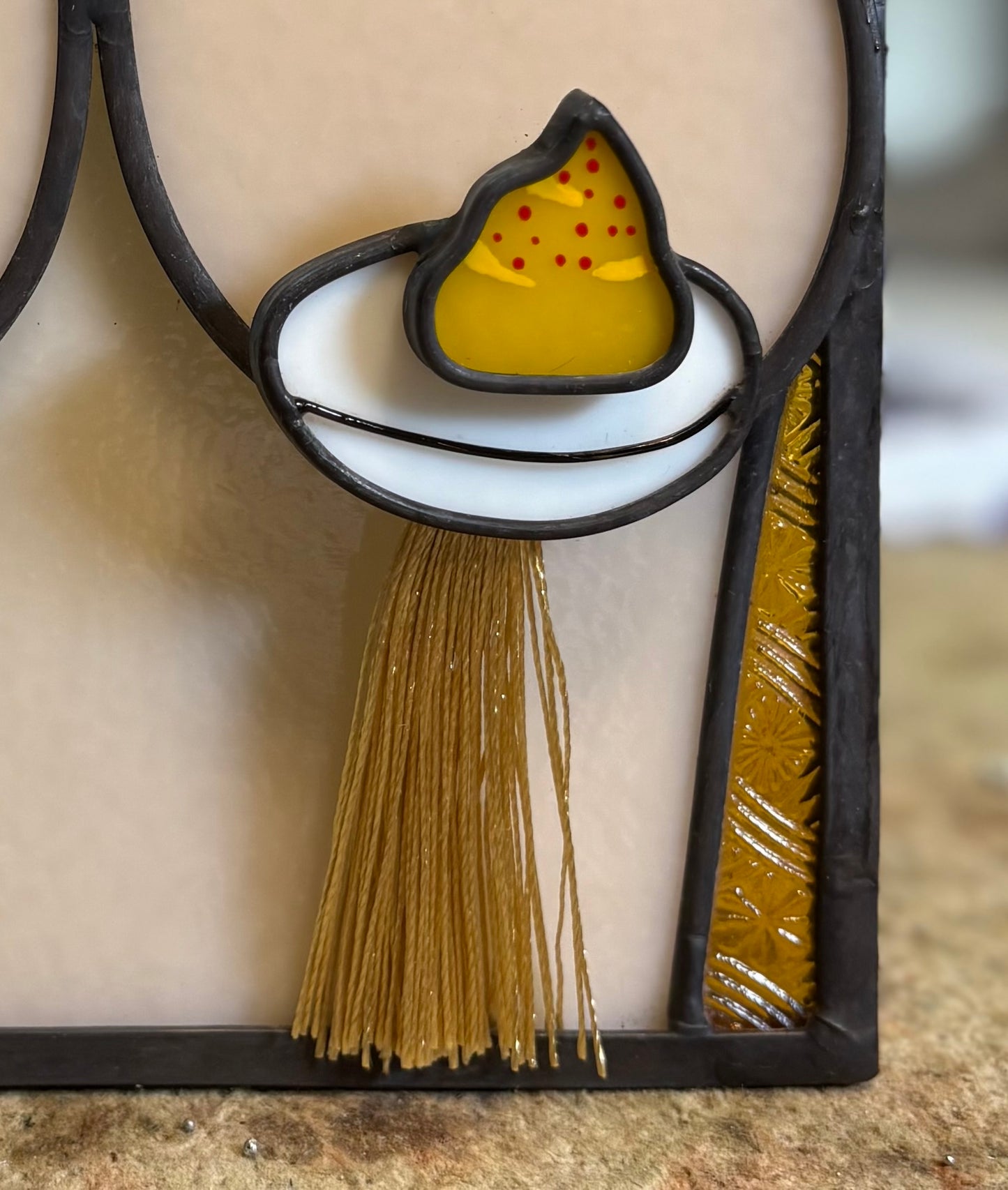 Single deviled egg charm