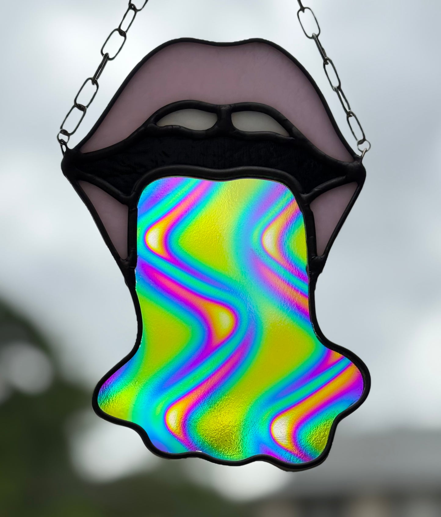 Rainbow swirl tongue